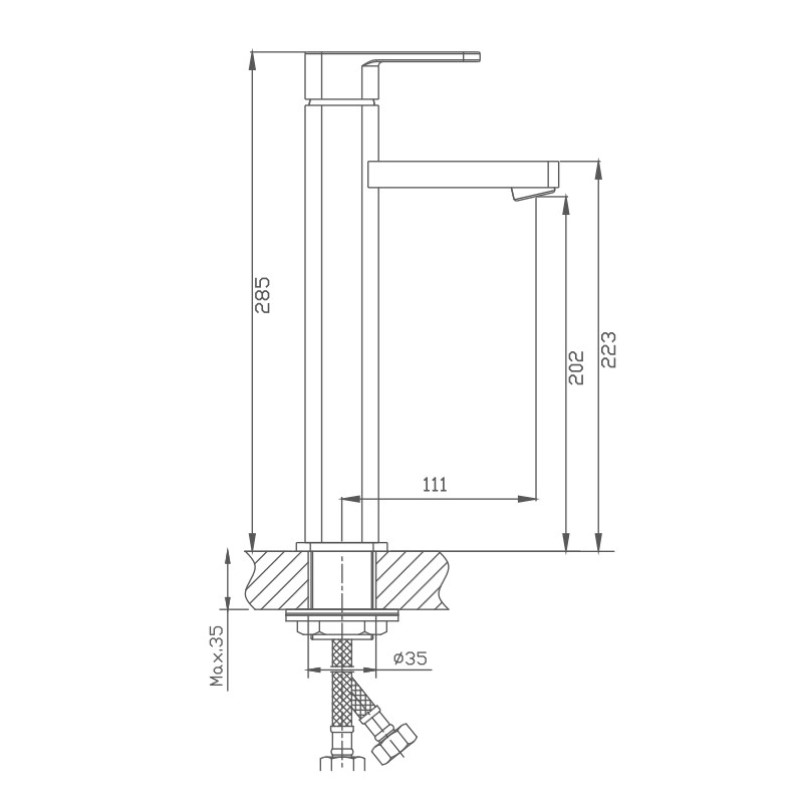 Смеситель для раковины Haiba HB02 HB1102