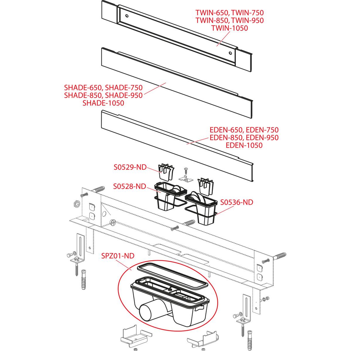 Душевой лоток AlcaPlast Spa APZ5-EDEN-1050