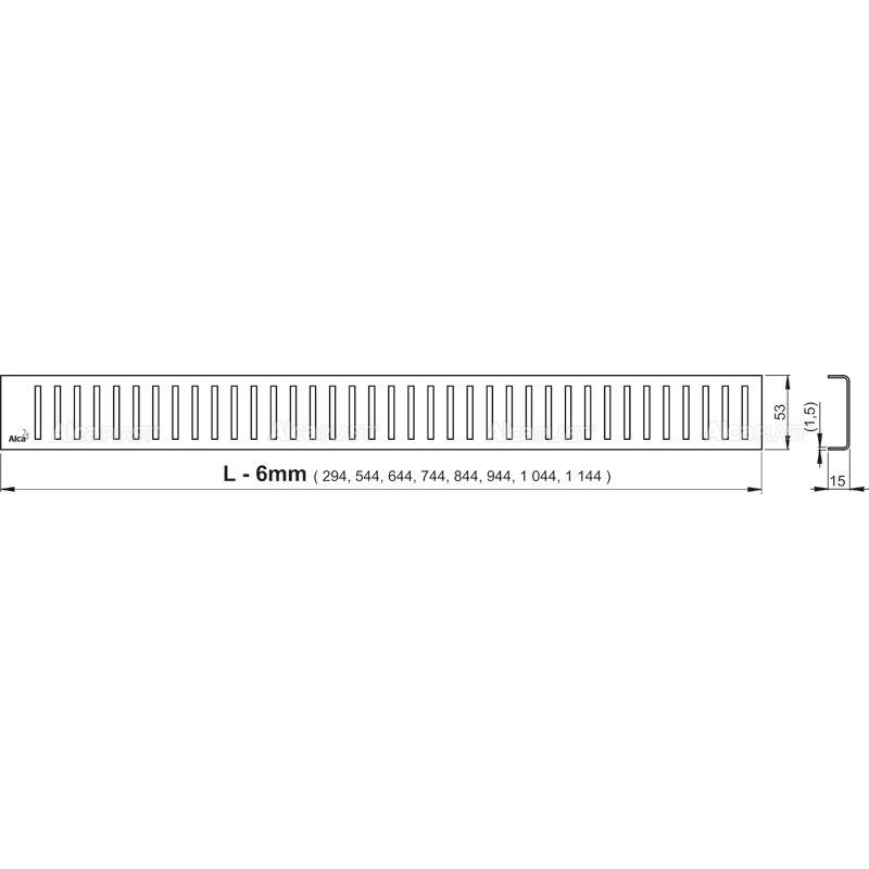 Душевой лоток AlcaPlast APZ101 -1050 105 см