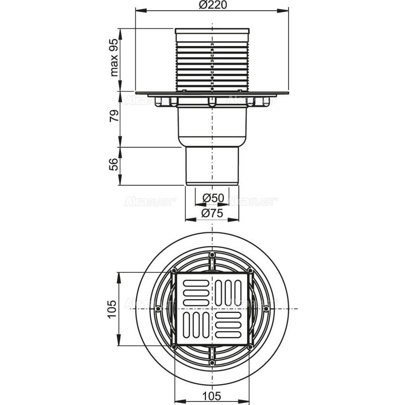 Душевой трап AlcaPlast APV 2311