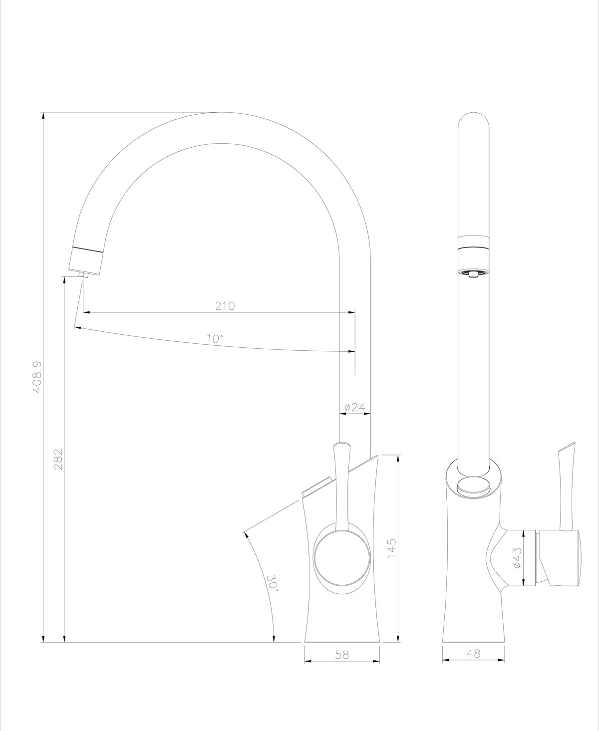 Смеситель для кухни Lemark Comfort LM3072C