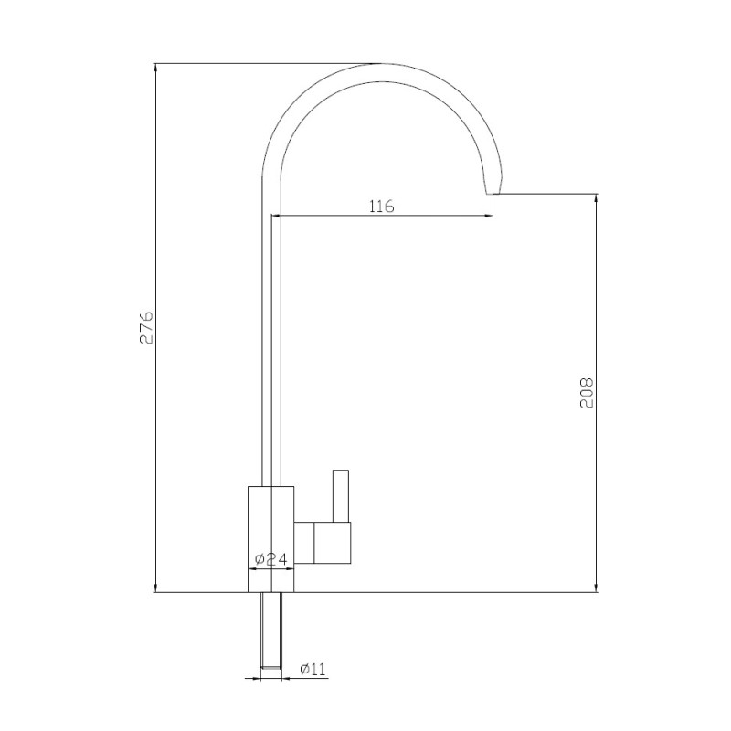 Кран Haiba HB4184 для фильтра