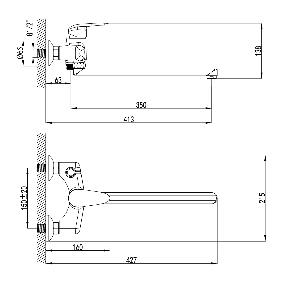 Универсальный смеситель Lemark Pramen LM3317C