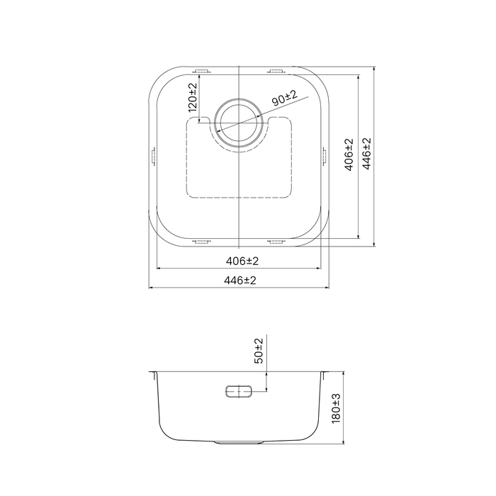 Мойка кухонная IDDIS Mate MAT44S0i77