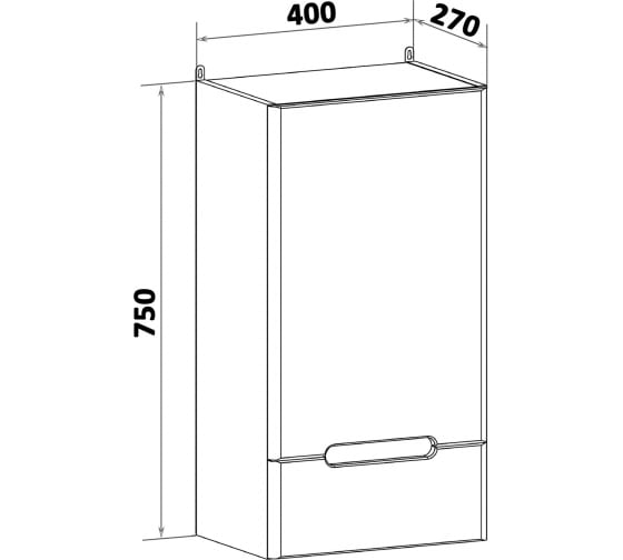 Шкаф Runo Парма R, 40