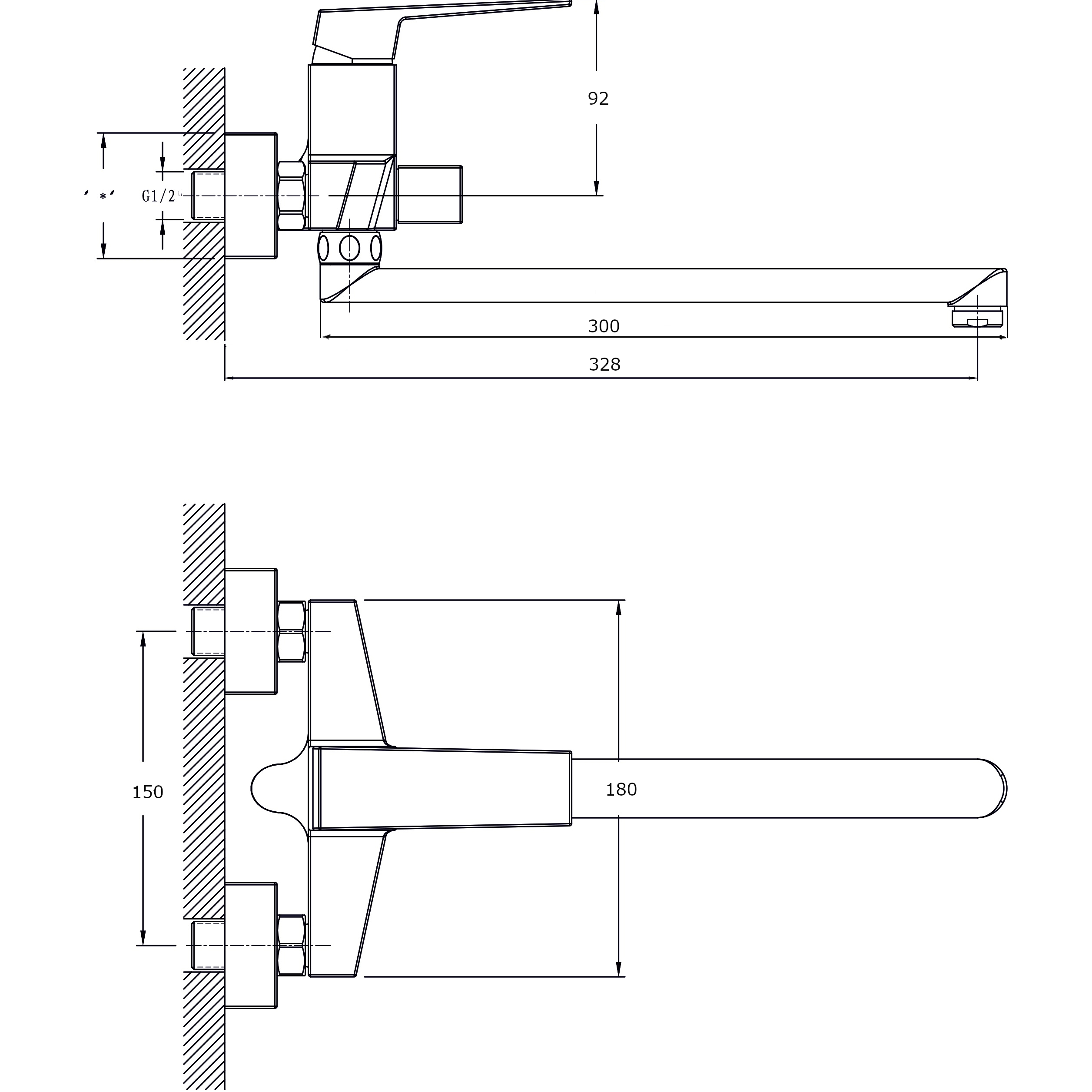 Универсальный смеситель Rush Thira TR3635-51