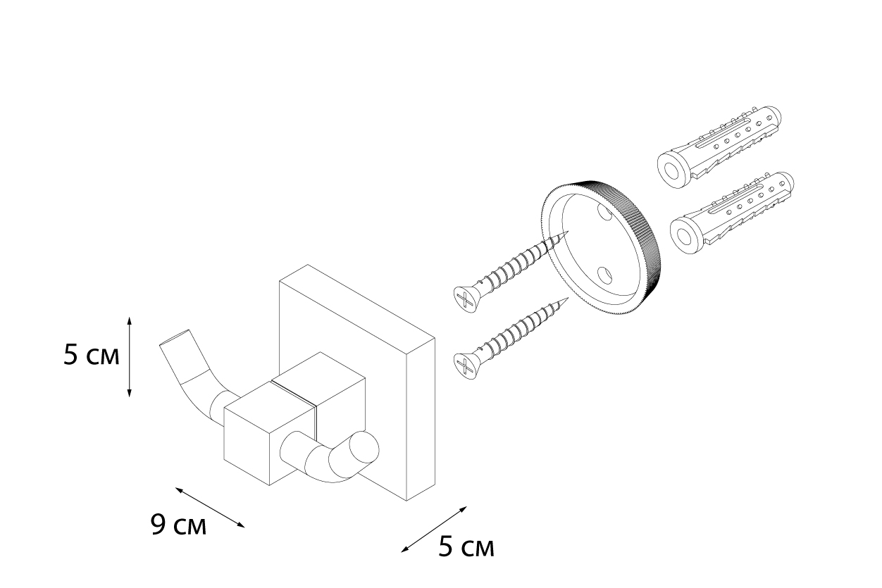 Крючок Fixsen Metra FX-11105A