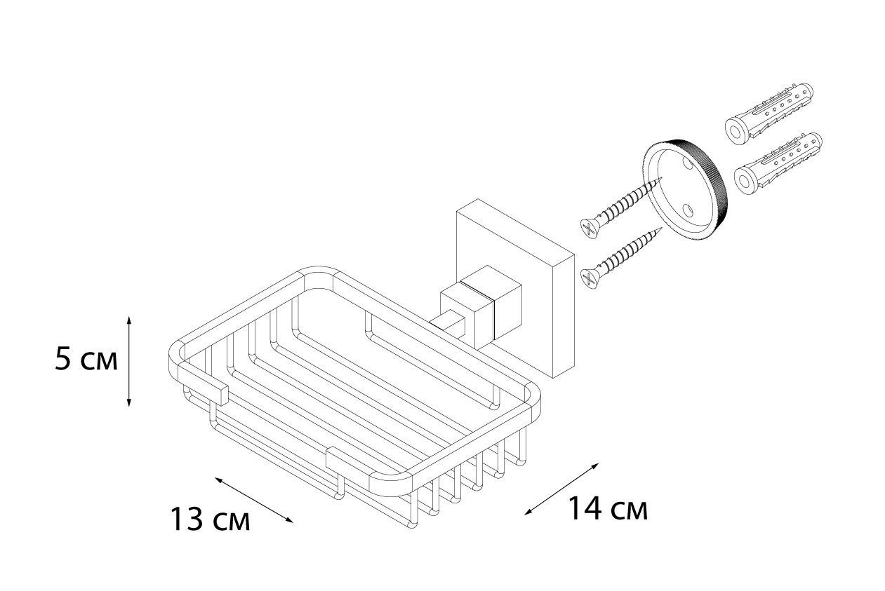 Мыльница Fixsen Metra FX-11109