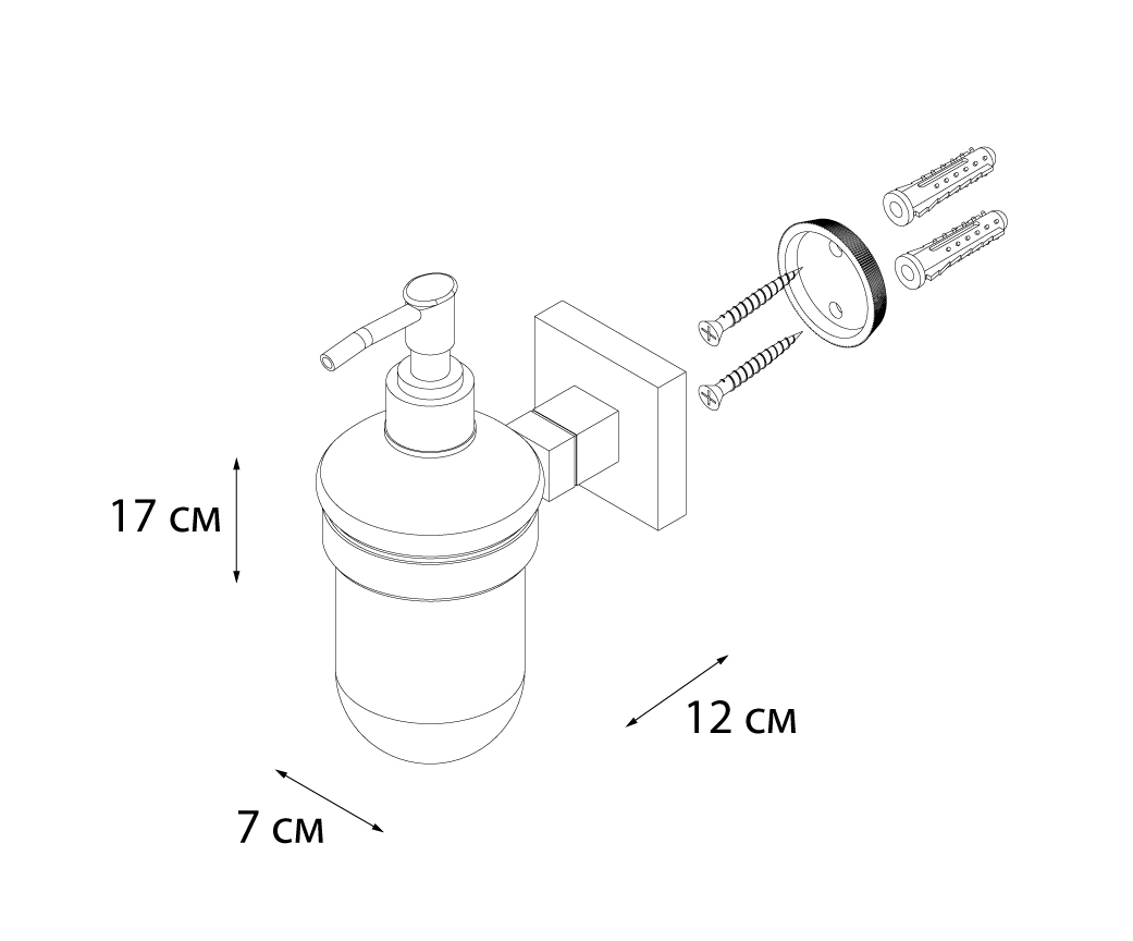 Дозатор Fixsen Metra FX-11112