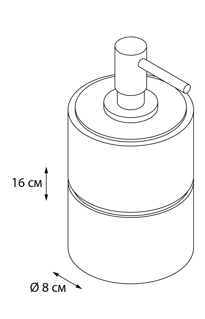 Дозатор Fixsen Nero FX-240-1