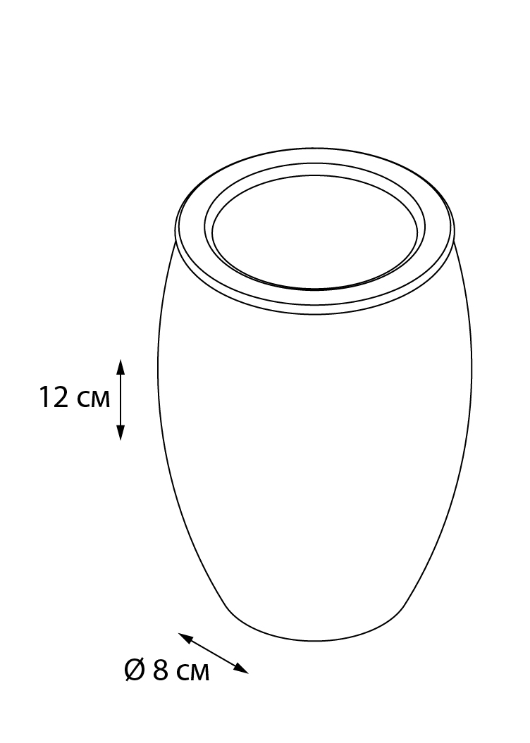 Стакан Fixsen Deco FX-280-3