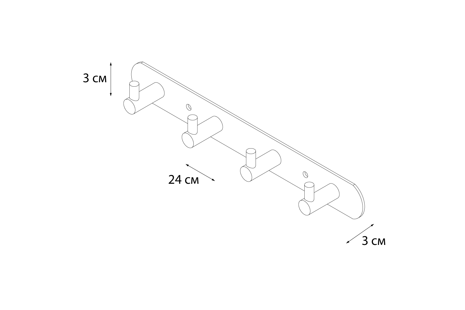 Крючок Fixsen Hotel FX-31005-4