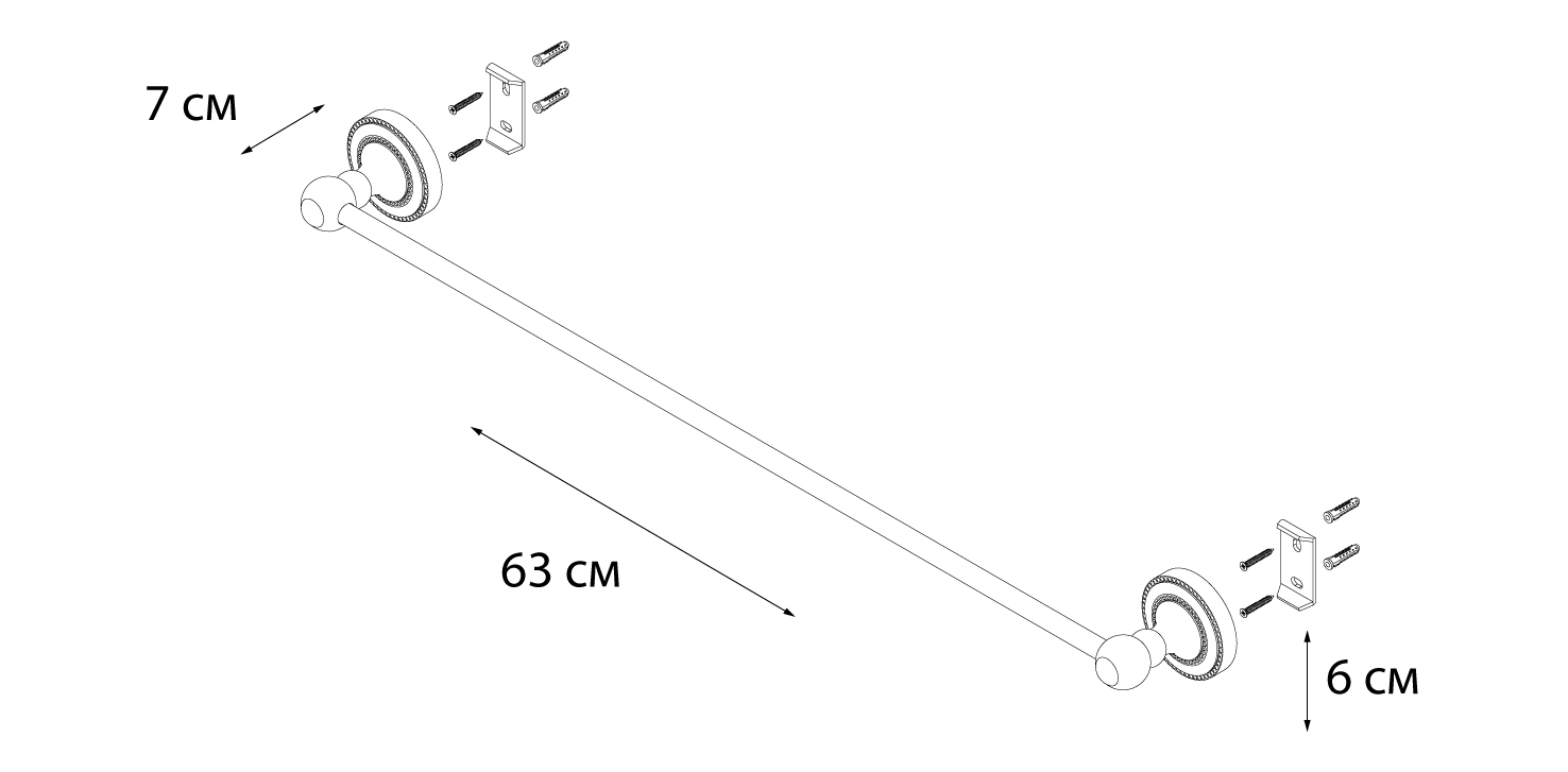 Полотенцедержатель Fixsen Style FX-41101