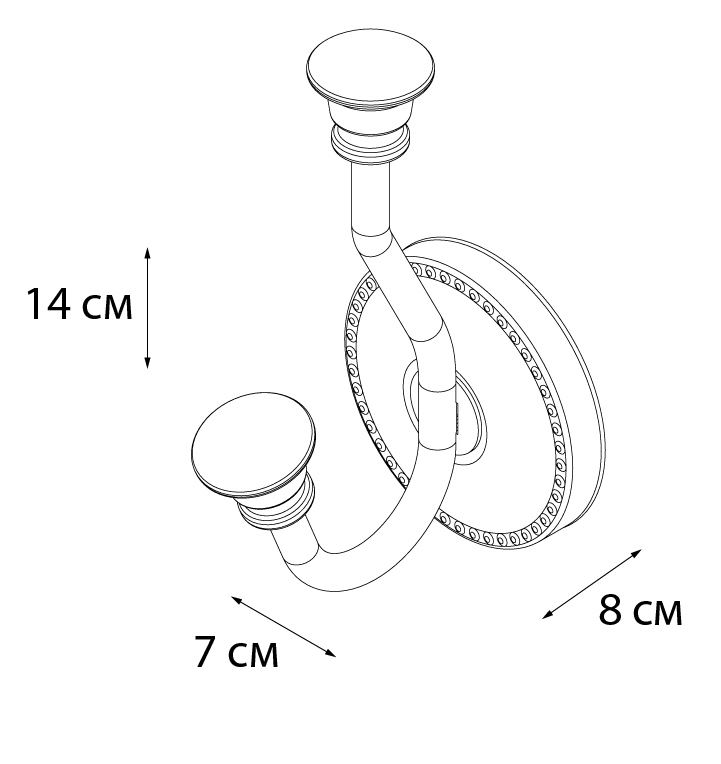 Крючок Fixsen Adele FX-55005