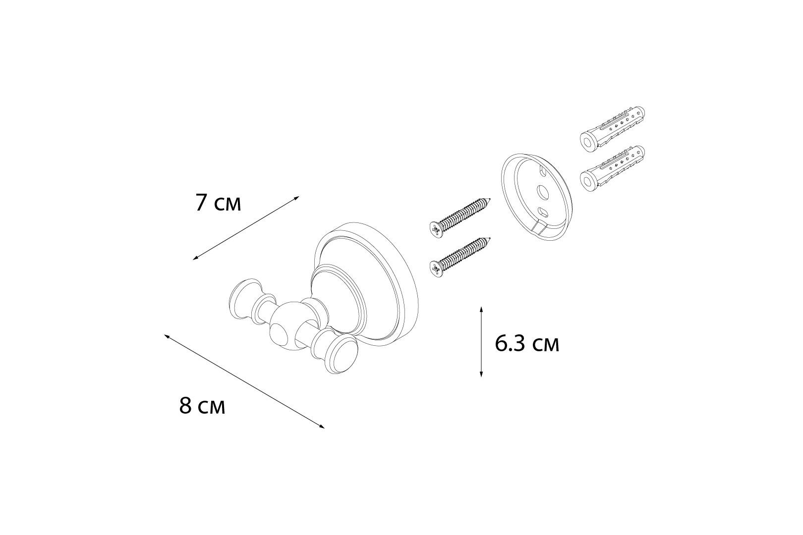 Крючок Fixsen Bogema FX-78505A