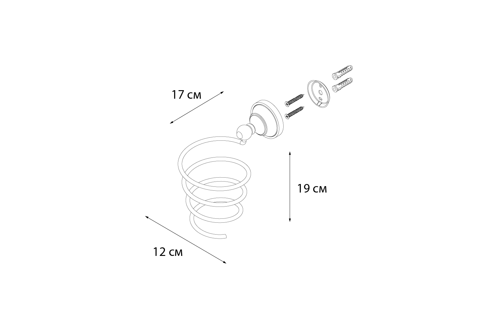 Держатель для фена Fixsen Bogema FX-78519