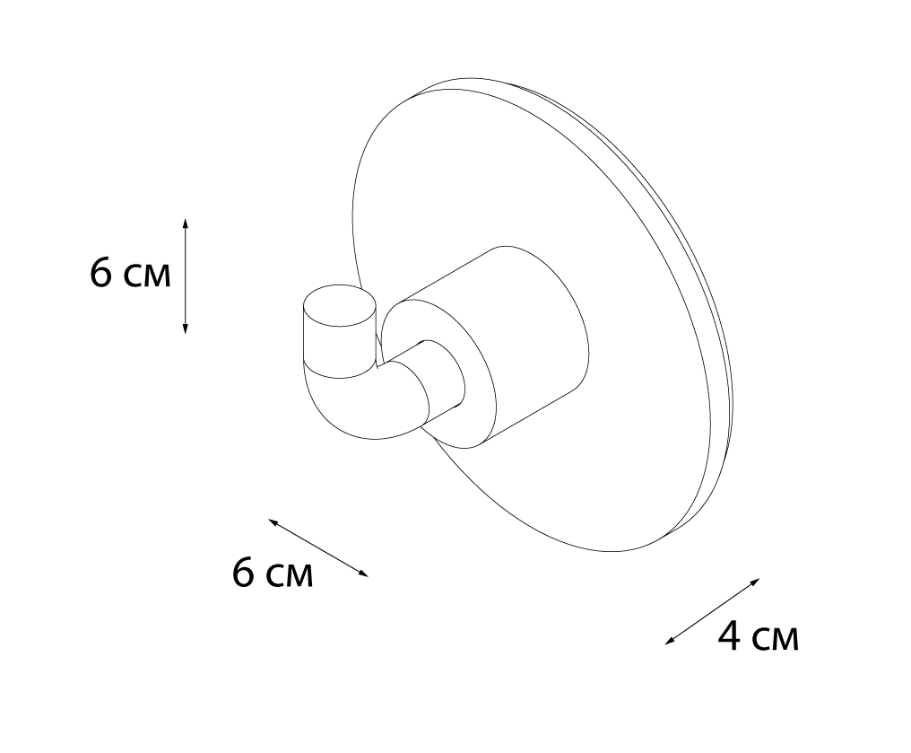 Крючок Fixsen Round FX-92105