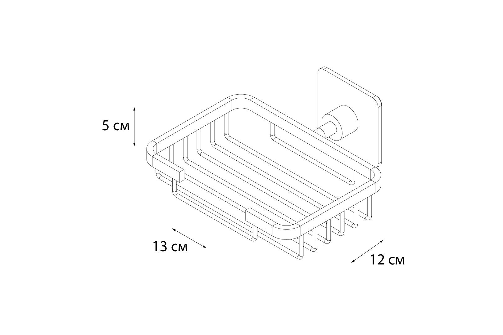 Мыльница Fixsen Square FX-93109