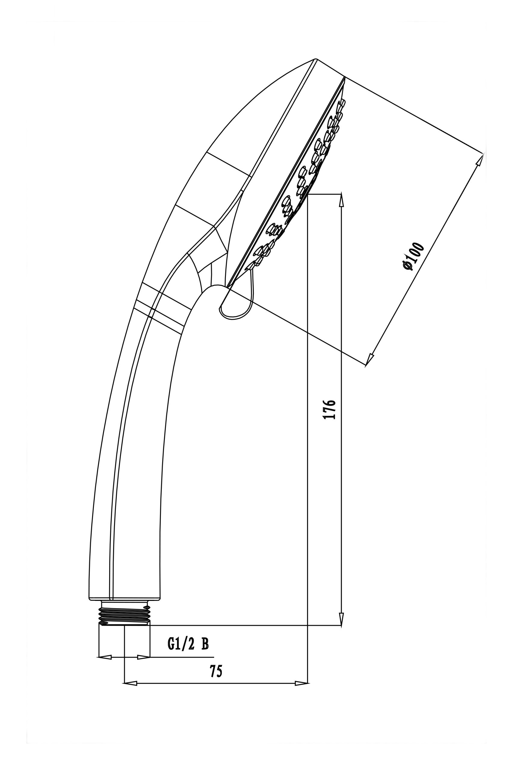 Душевая лейка Lemark LM0125C