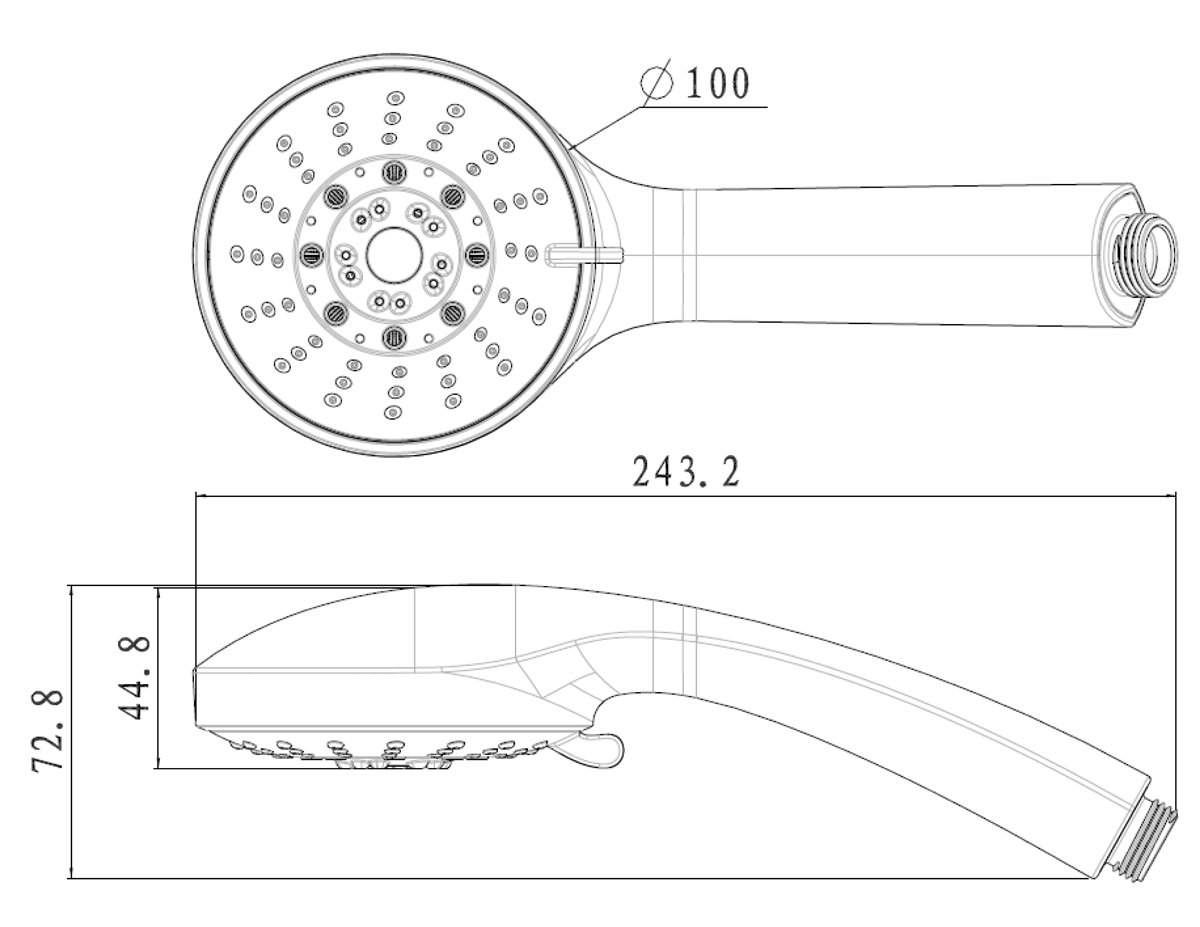 Душевая лейка Lemark LM0135C