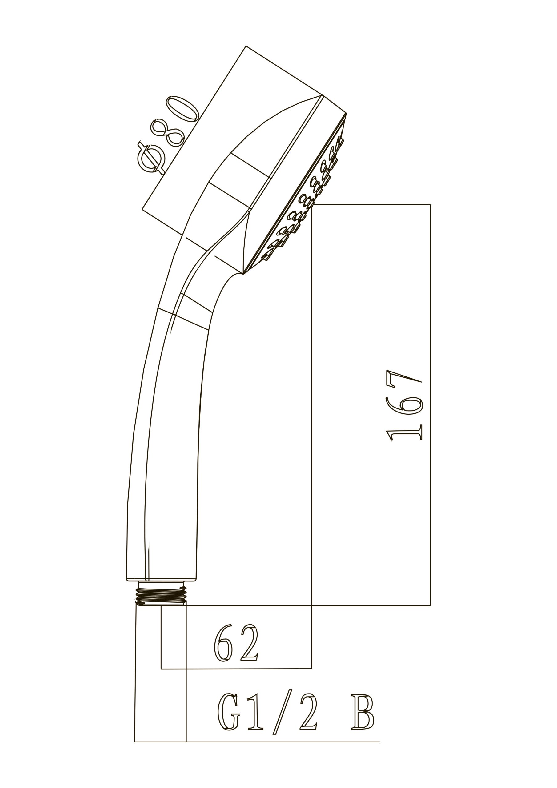 Душевая лейка Lemark LM0211C