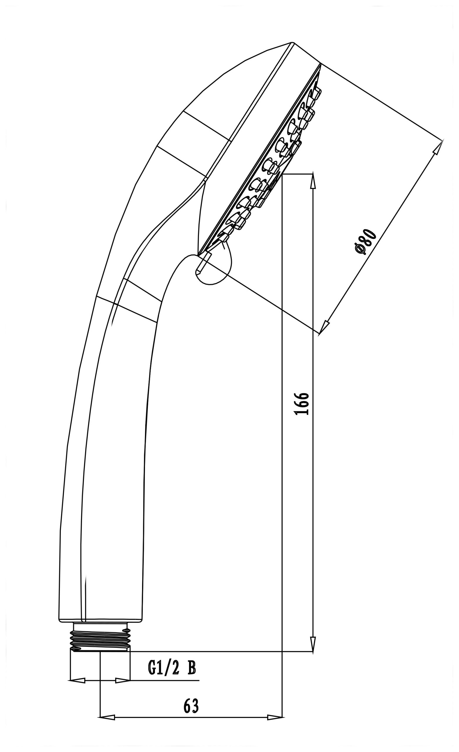 Душевая лейка Lemark LM0223C