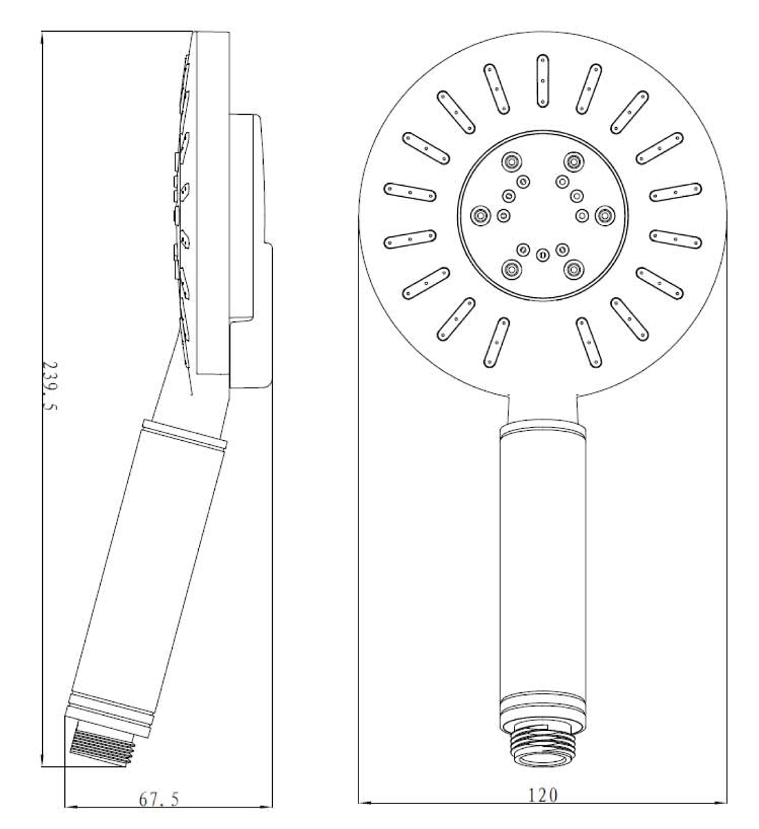 Душевая лейка Lemark LM0713C