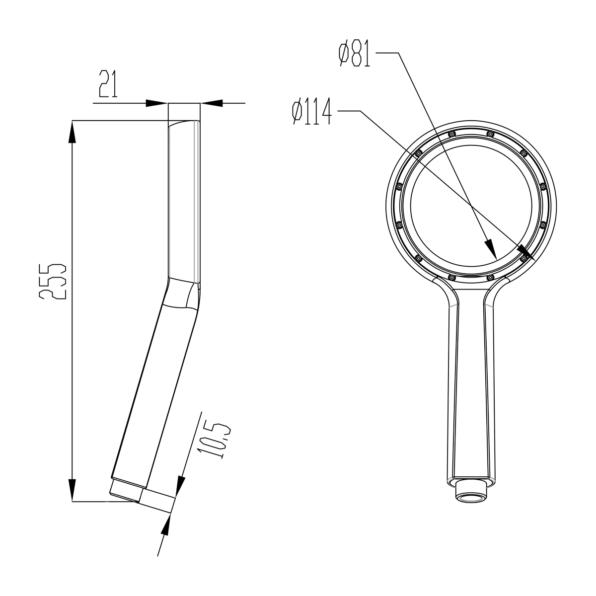 Душевая лейка Lemark LM0820C