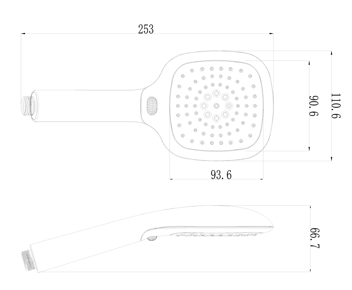 Душевая лейка Lemark LM1013C