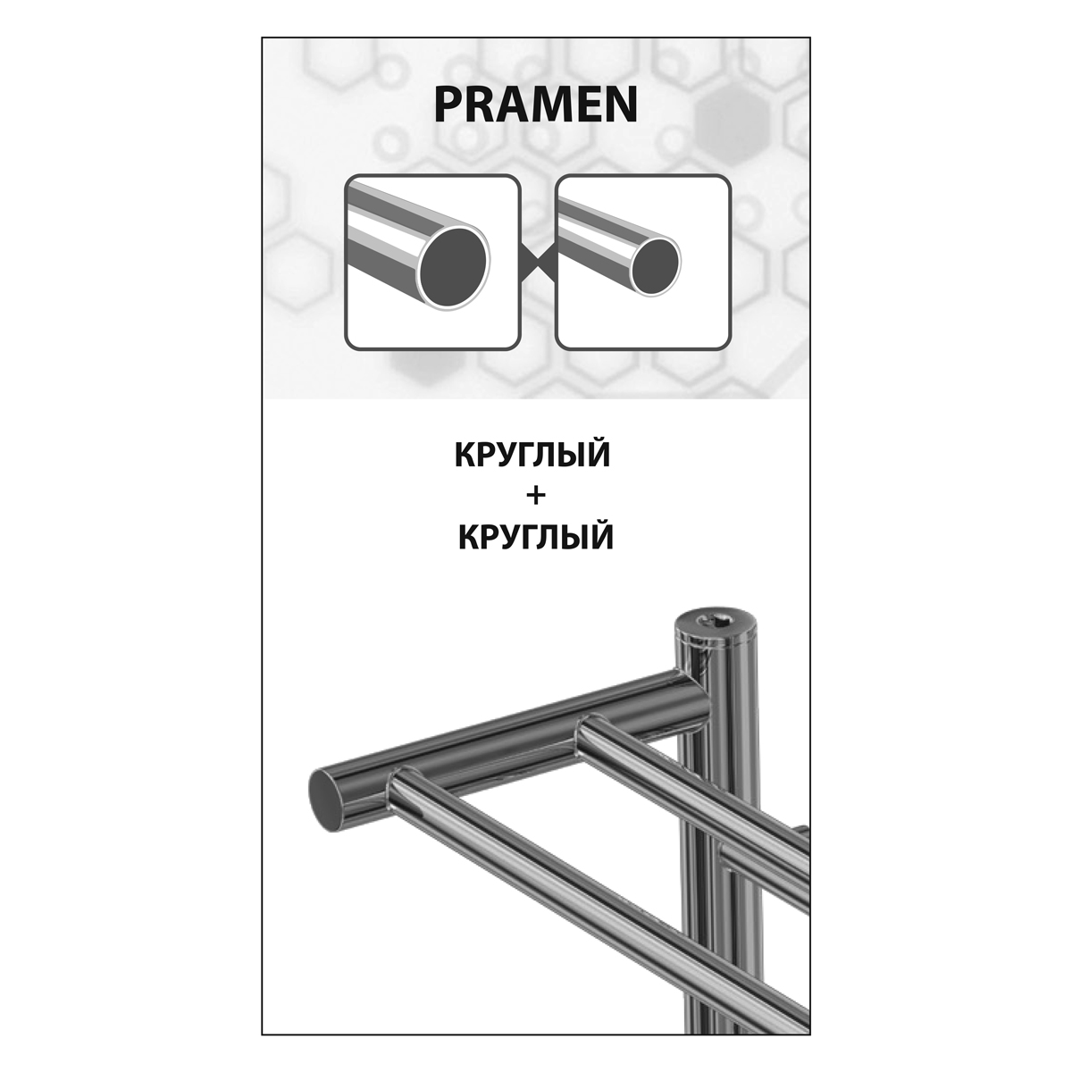 Полотенцесушитель водяной Lemark Pramen П7 50x60