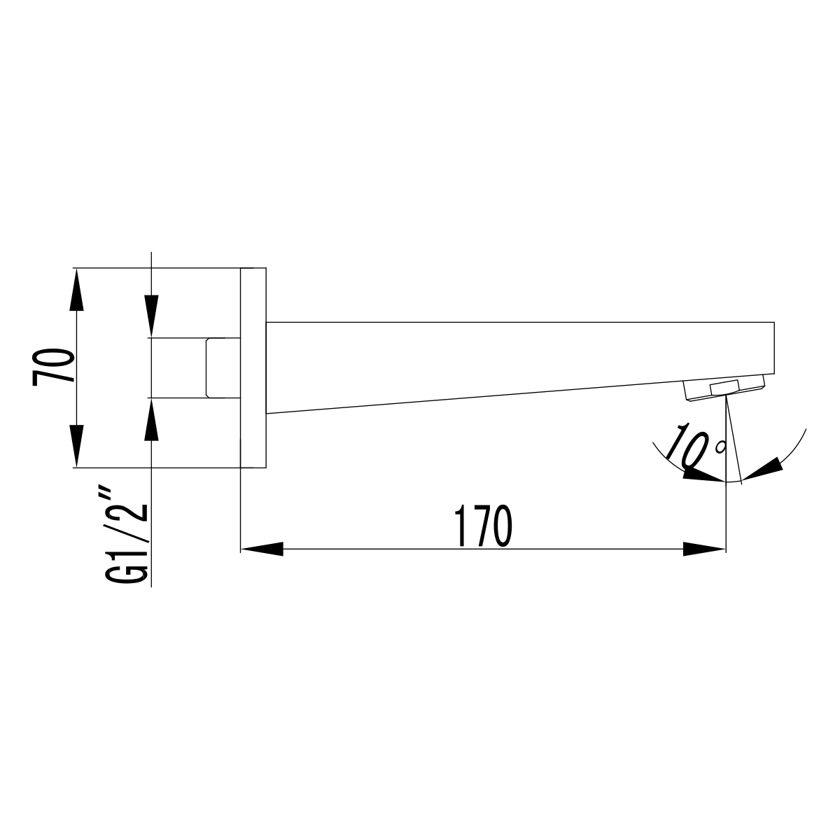 Излив Lemark LM4381C для ванны