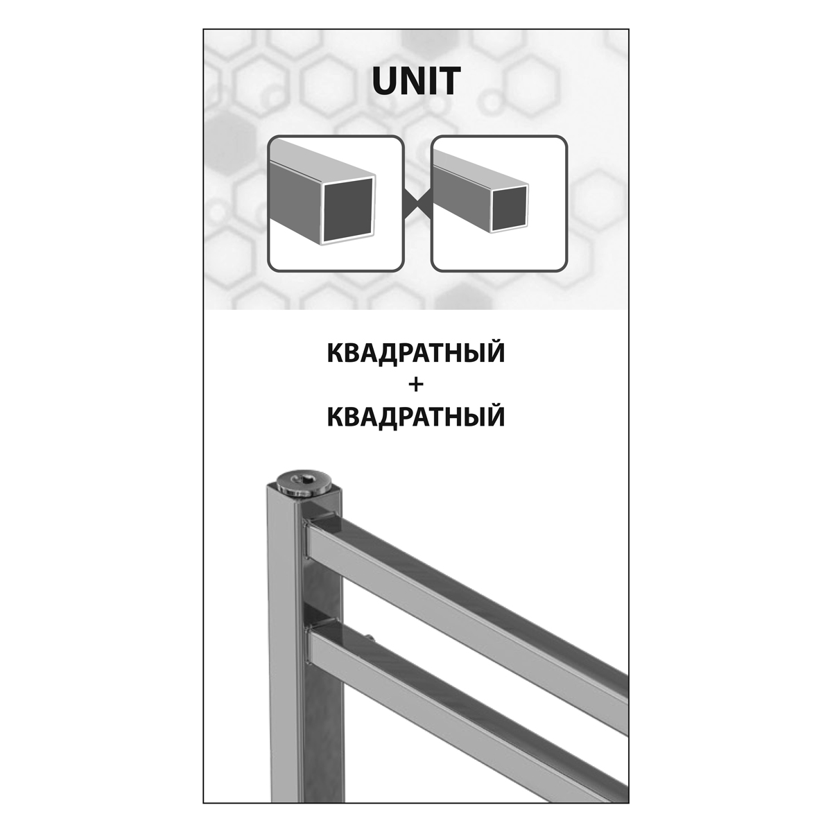 Полотенцесушитель электрический Lemark Unit П7 50x60, черный