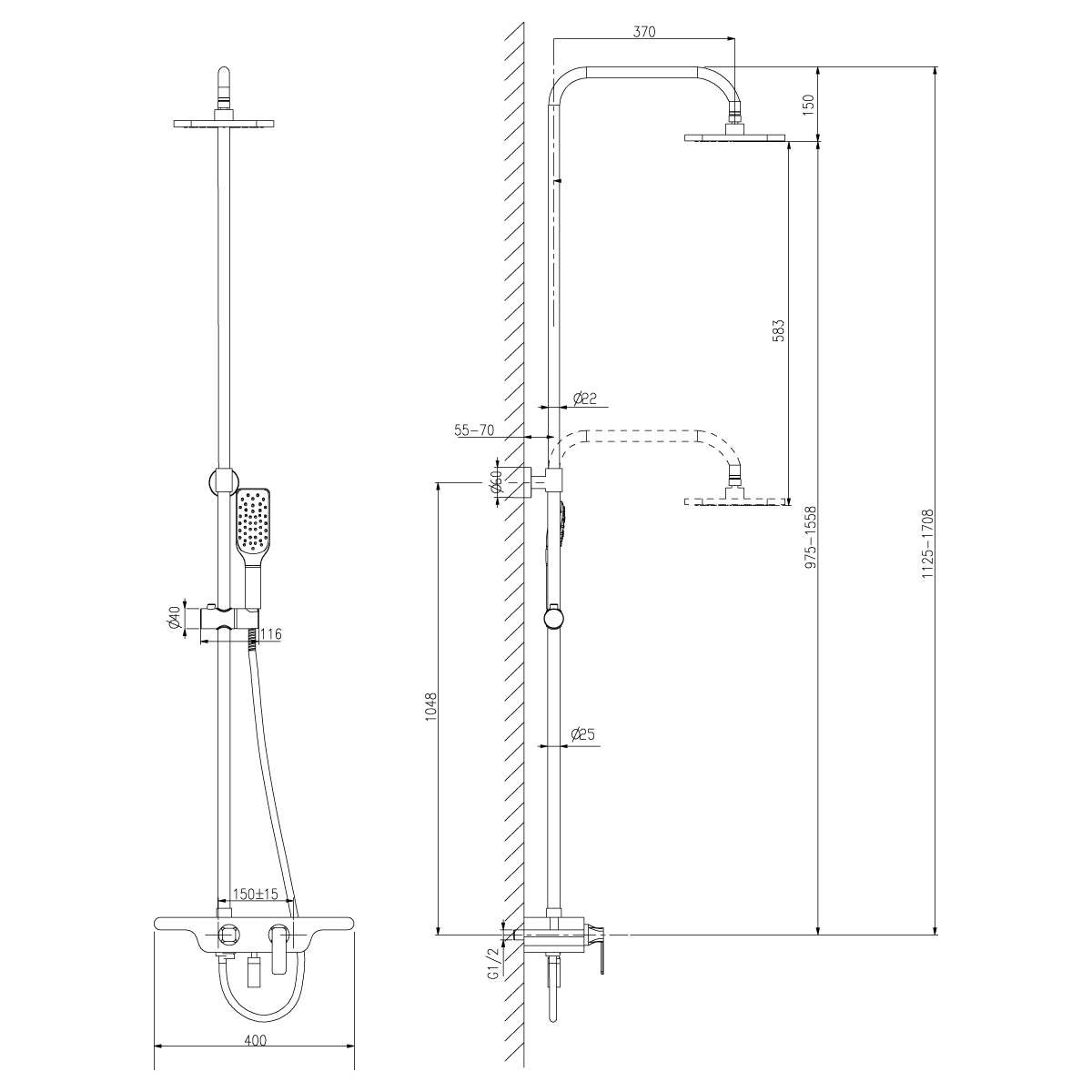 Душевая стойка Lemark Tropic LM7006C