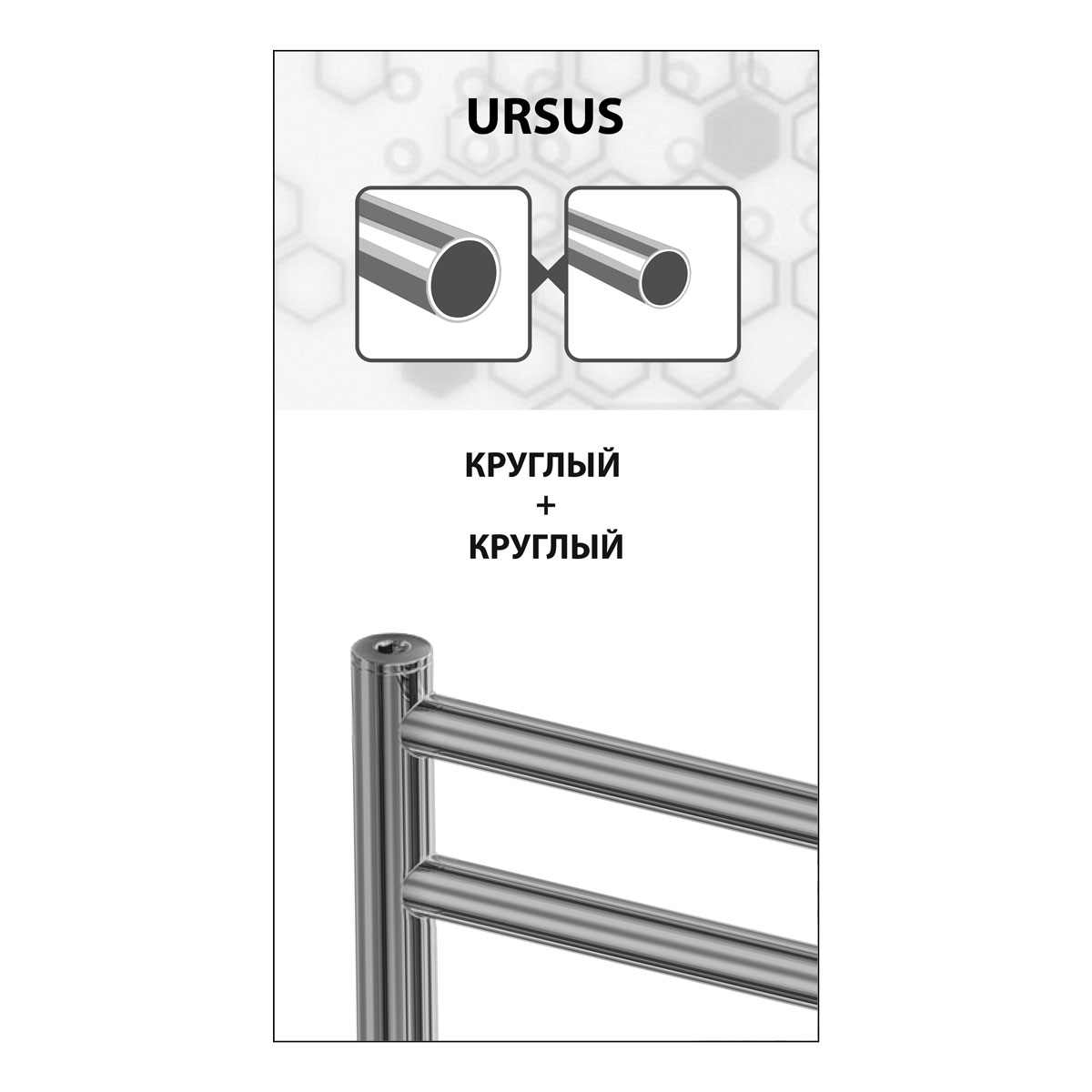 Полотенцесушитель электрический Lemark Ursus П7 50x60, черный