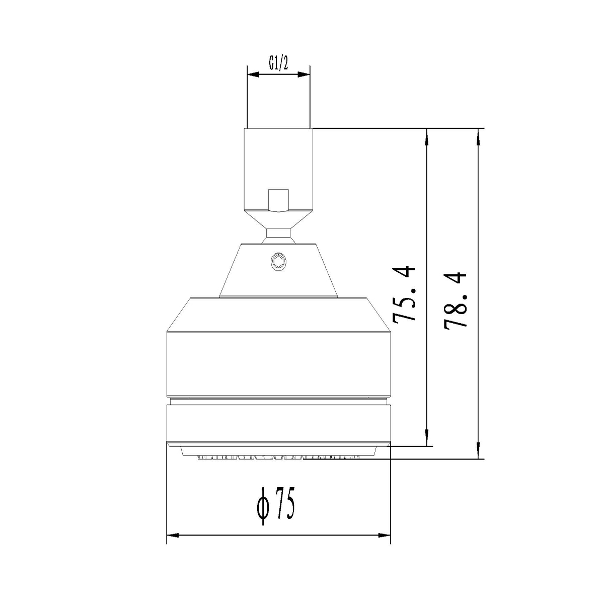 Верхний душ Lemark LM8023C