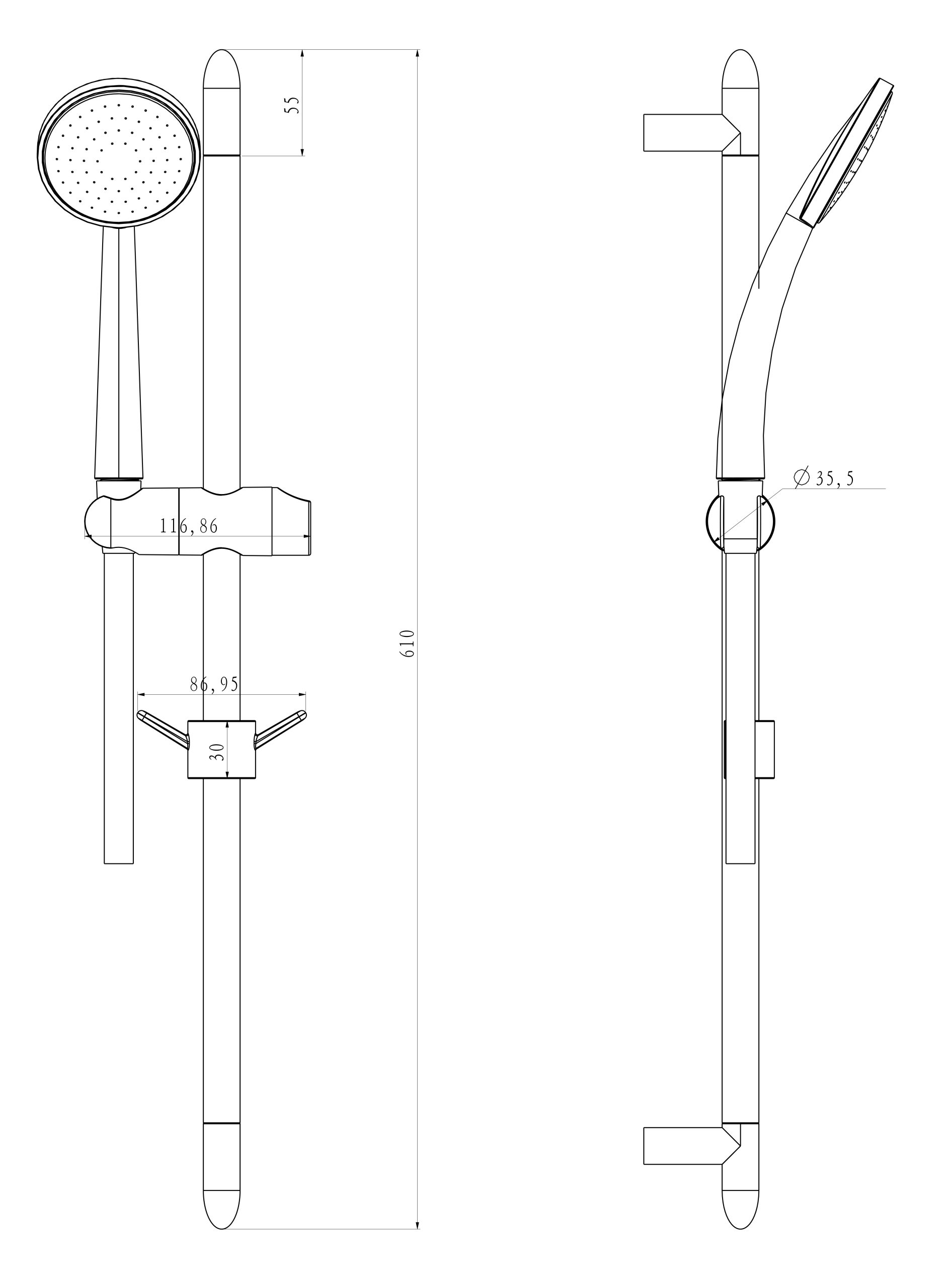 Душевой гарнитур Lemark LM8067C