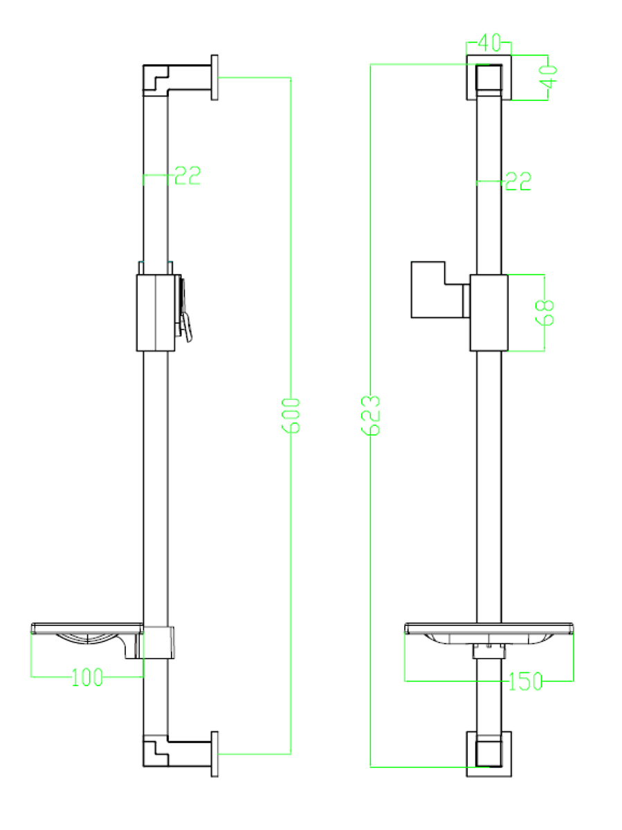 Душевая штанга Lemark LM8069C