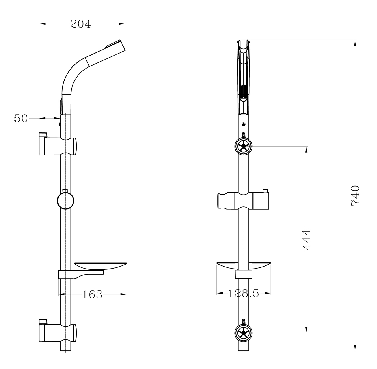 Душевая штанга Lemark LM8071C