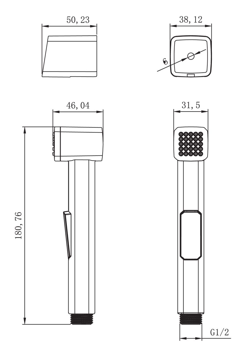 Гигиенический душ Lemark LM8076C