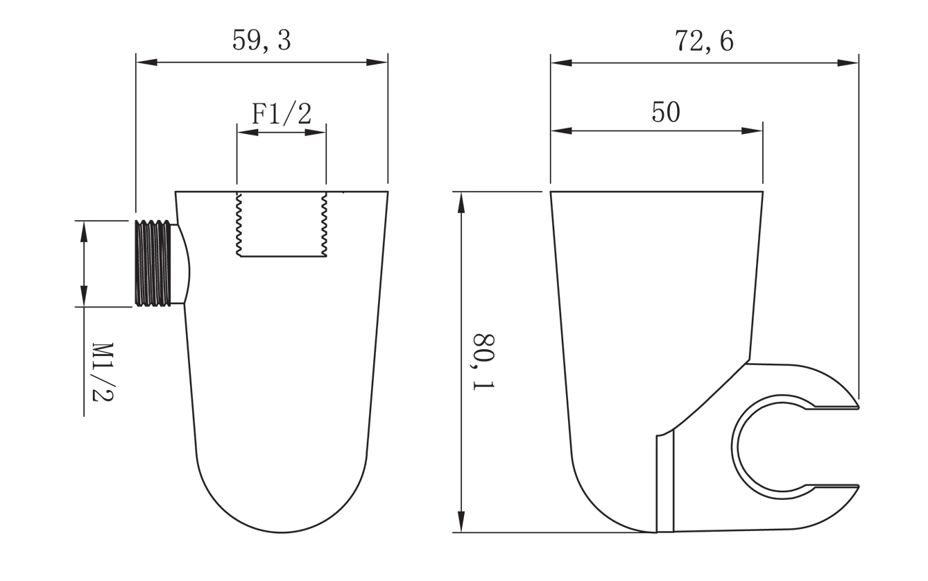 Настенный держатель Lemark LM8099C