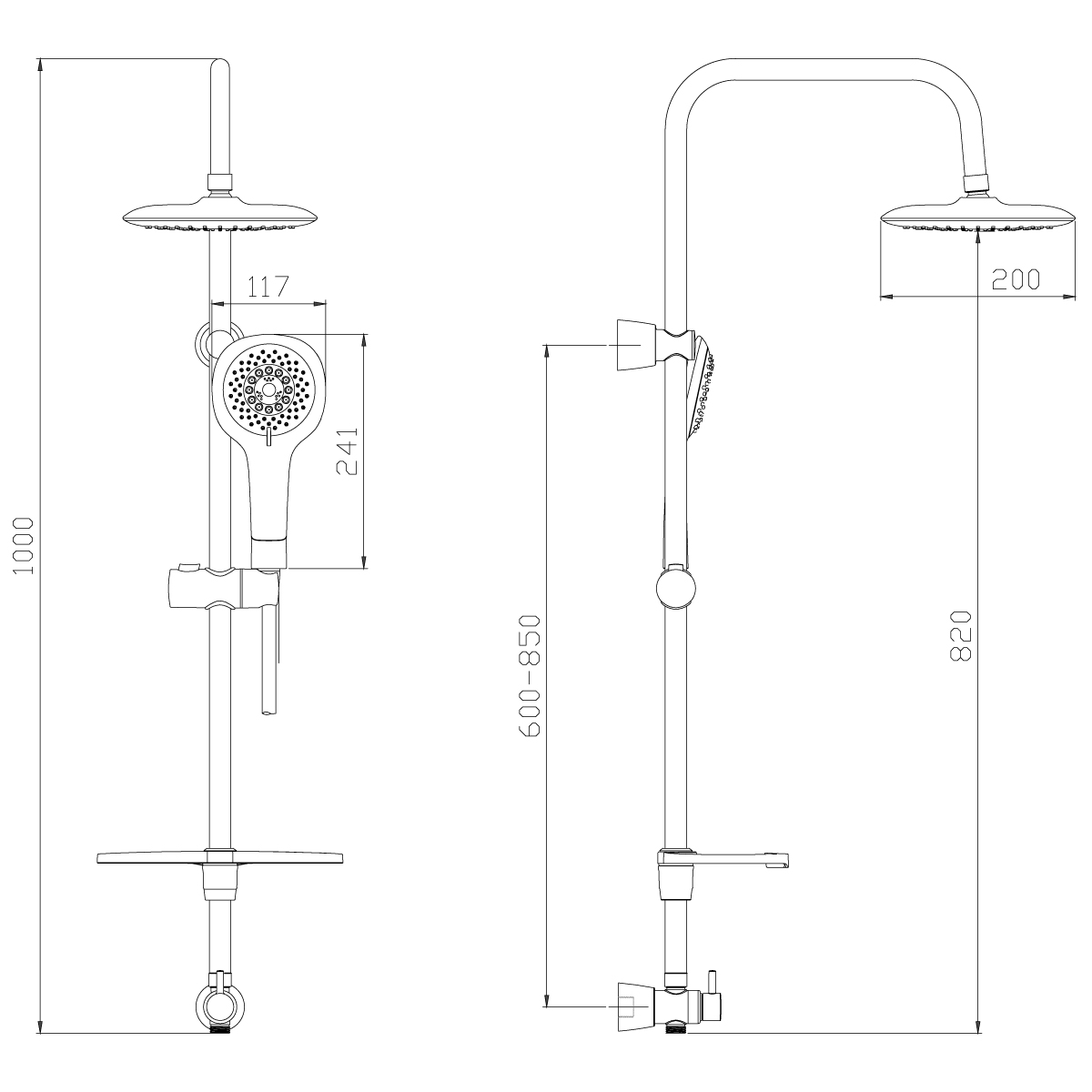 Душевая стойка Lemark LM8808C