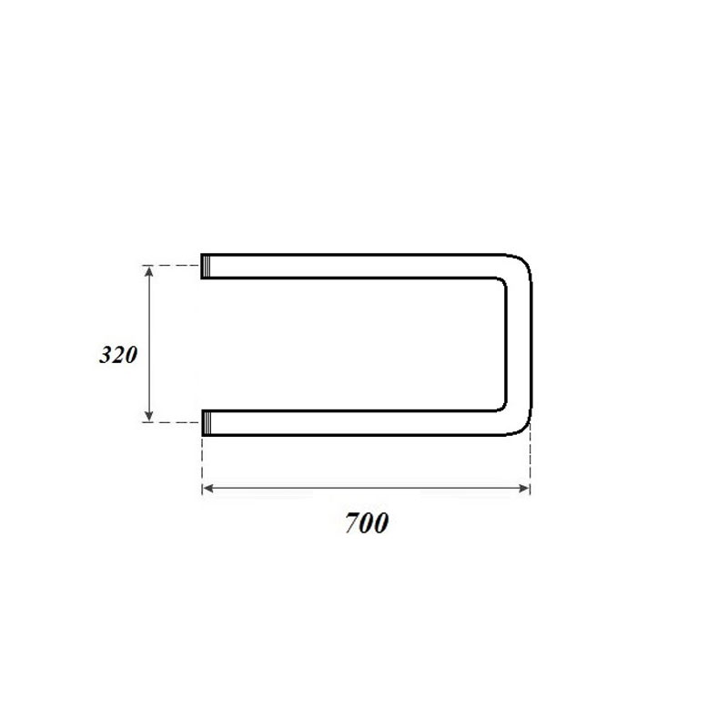 Полотенцесушитель водяной Point П-образный 32x70