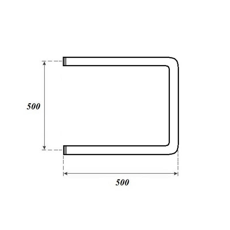 Полотенцесушитель водяной Point П-образный 50x50