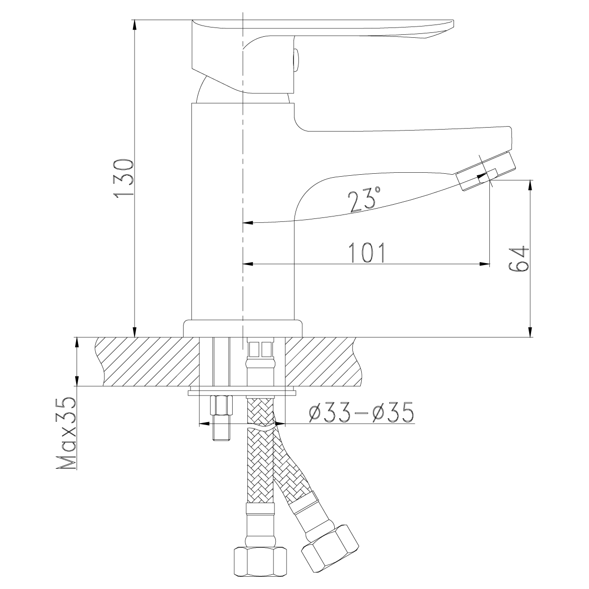 Смеситель для раковины Rossinka RS32 RS32-11