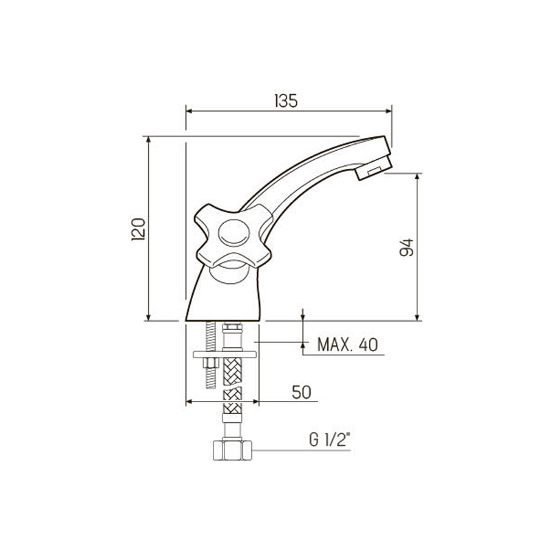 Смеситель для раковины РМС Sl115 161