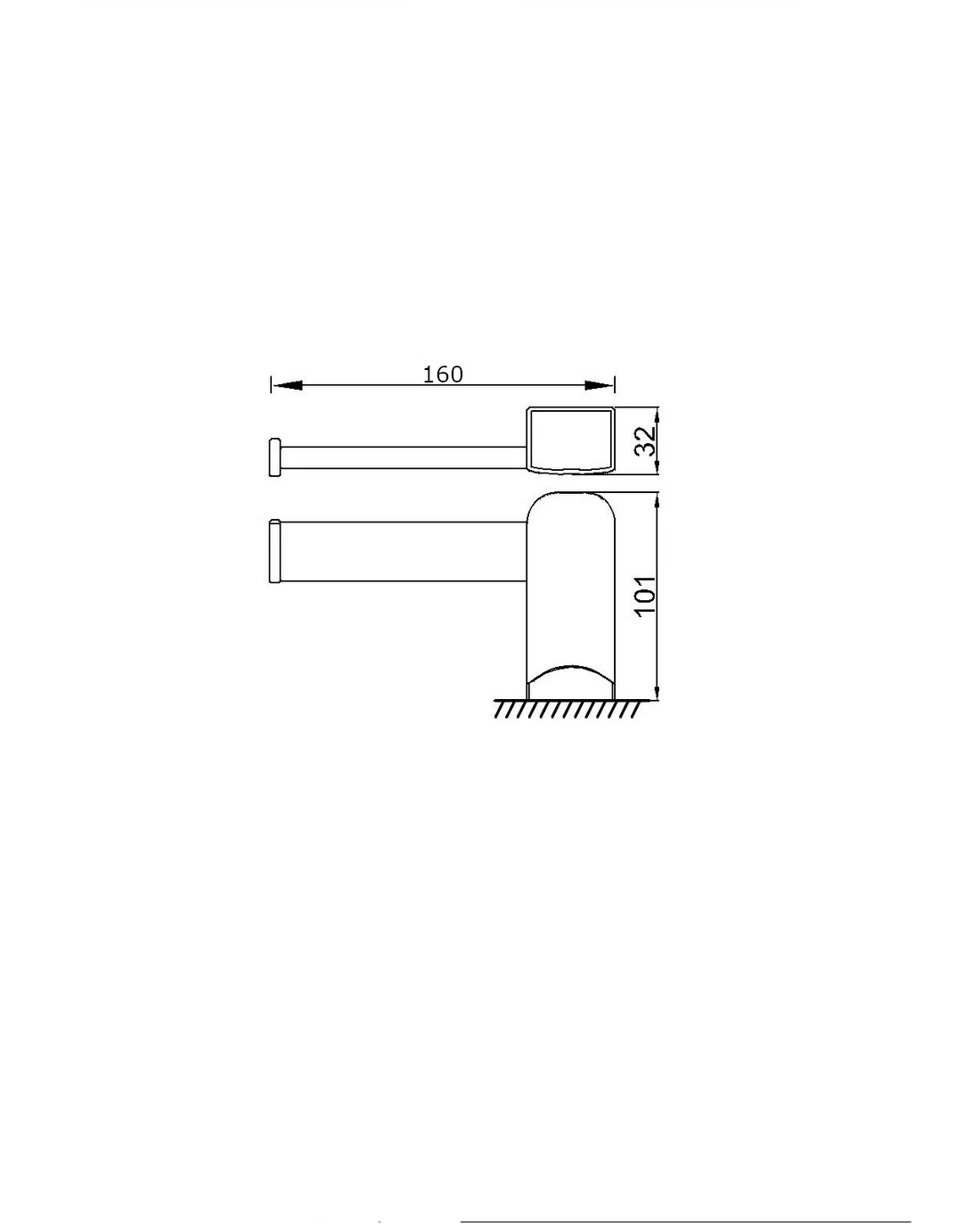 Держатель туалетной бумаги Rush Thira TR36111A