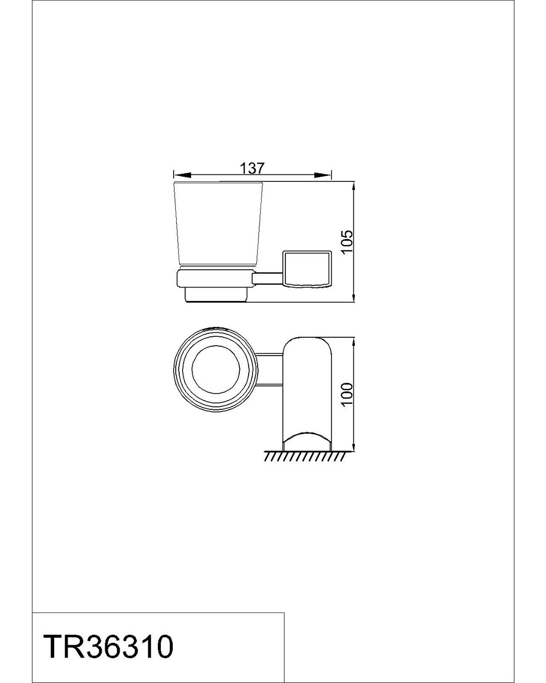 Стакан Rush Thira TR36310