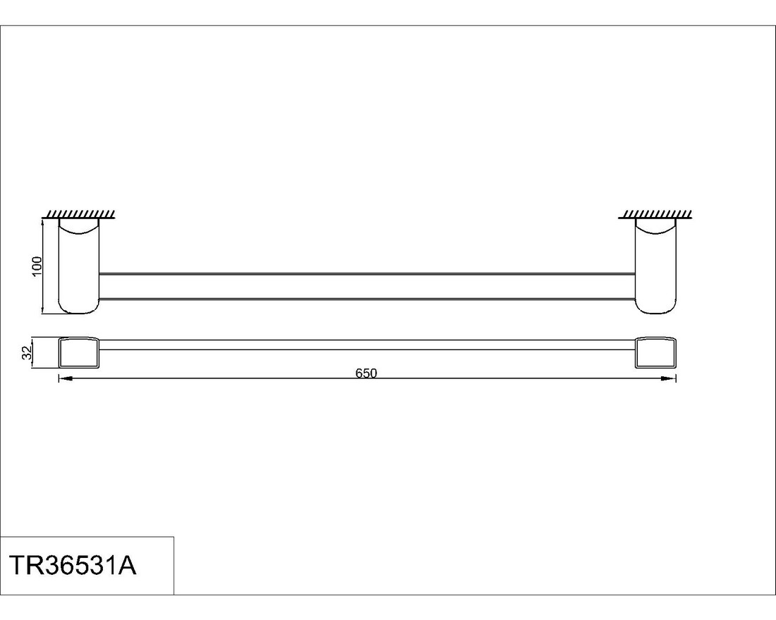 Полотенцедержатель Rush Thira TR36531A