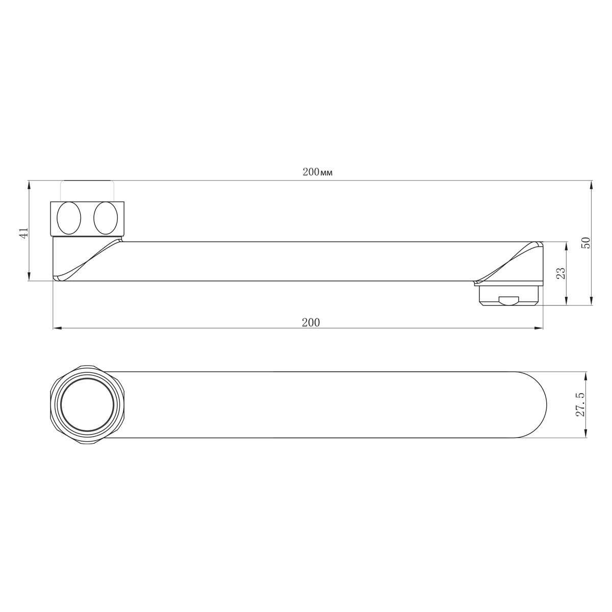 Излив Lemark LM9470C универсальный