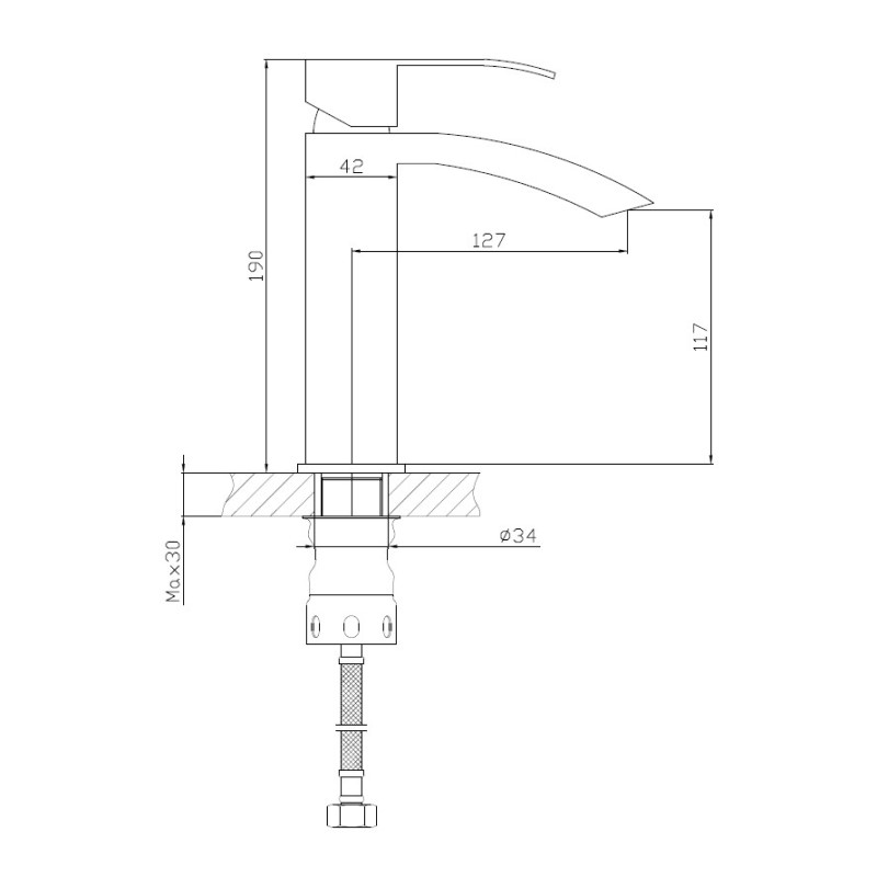 Смеситель для раковины Haiba HB10815